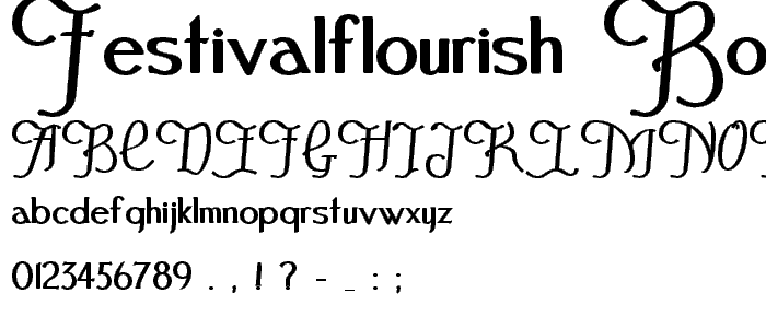 FestivalFlourish Bold font